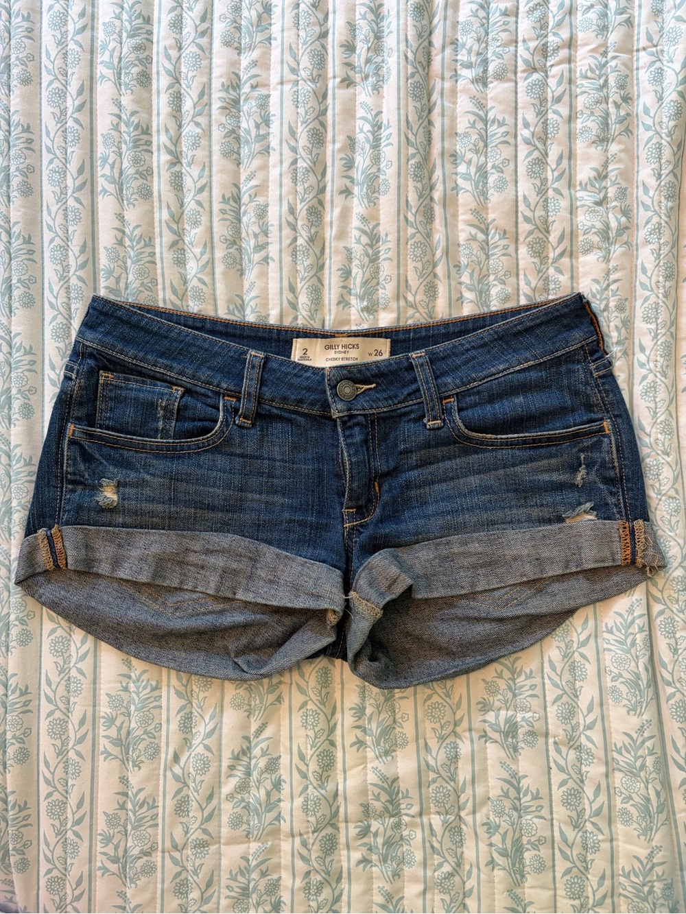 Gilly Hicks Dark Blue low waist Denim Shorts